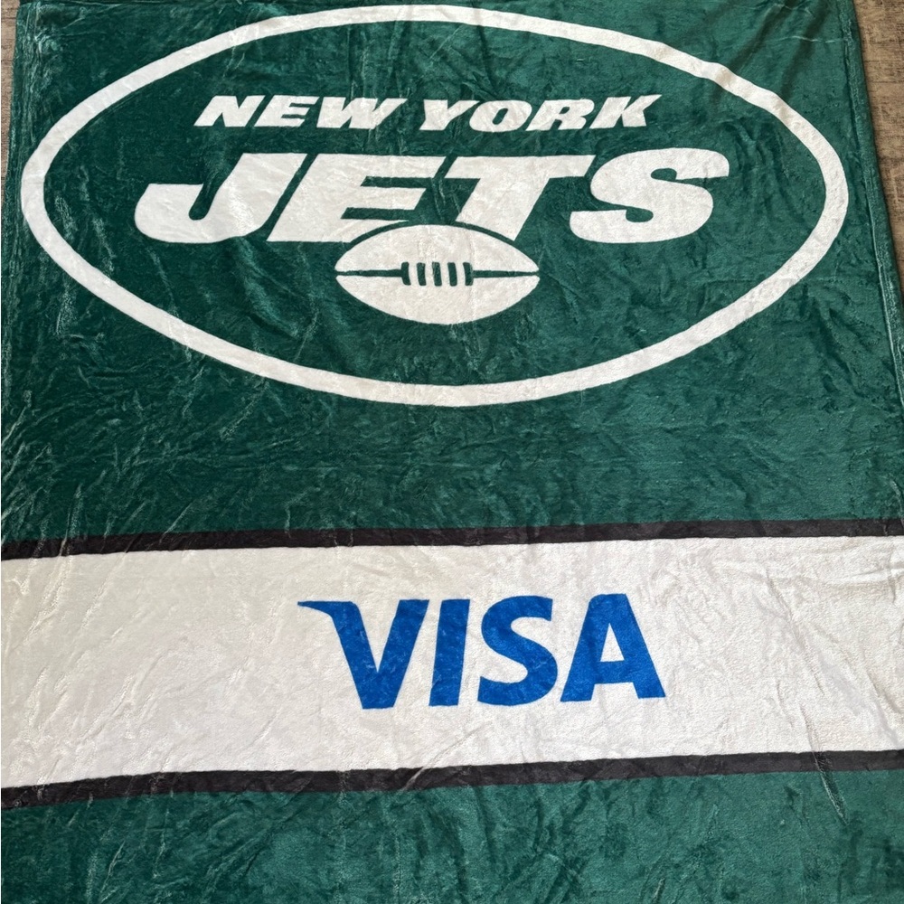 Green New York Jets Blanket